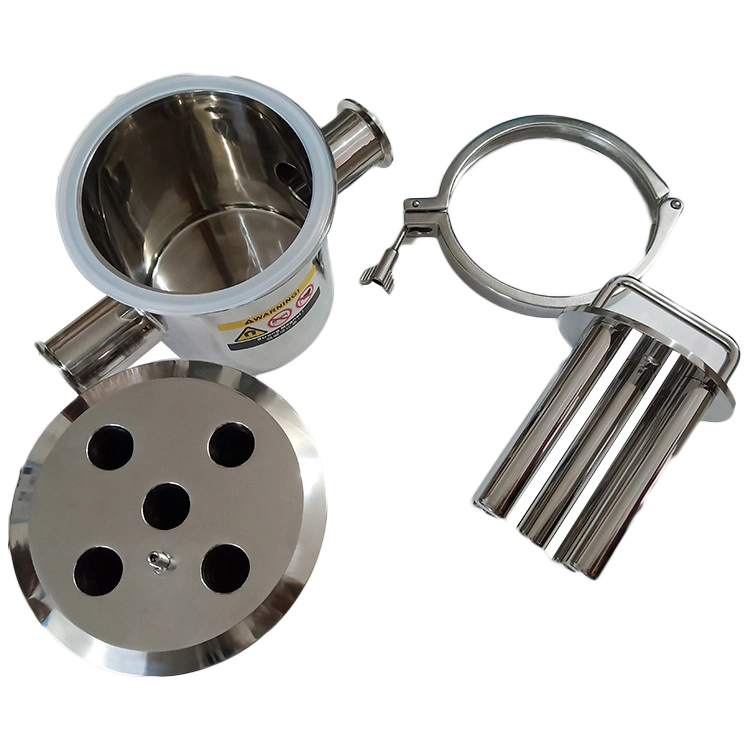 Customised Food Industry Stainless Steel Fuel Magnet Filter Strong Separation Use Liquid Magnetic Trap Filter
