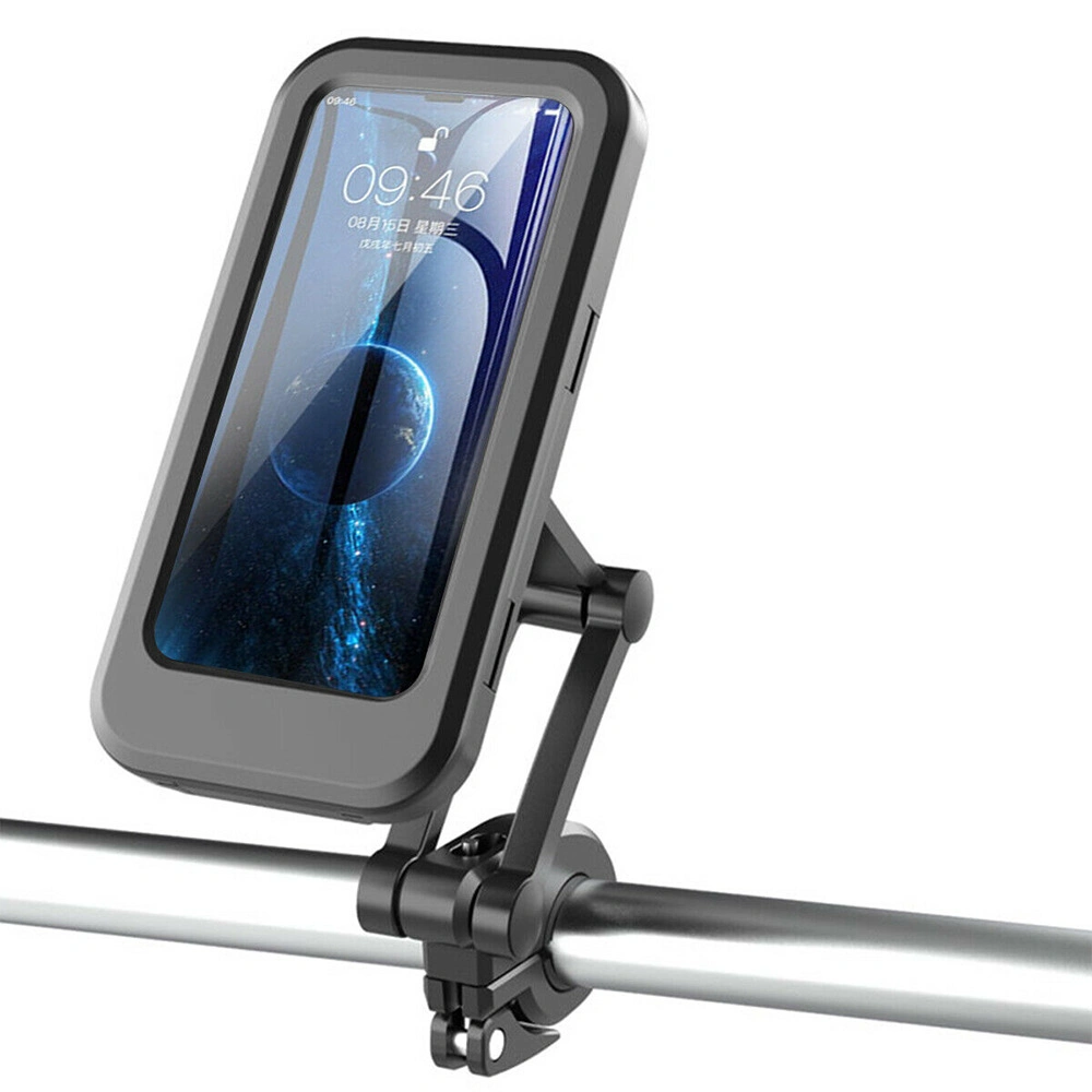 Adjustable Magnetic Suction Handlebar Mobile Phone Holder 360 Swivel Bicycle Motorcycle Waterproof Protection