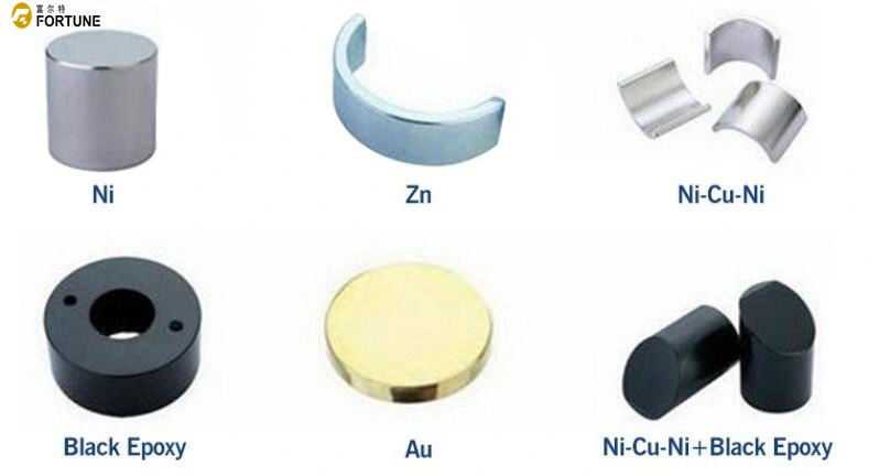 Permanent magnetic materials ndfeb/ferrite/smco motor neodymium ring magnet with flat hole