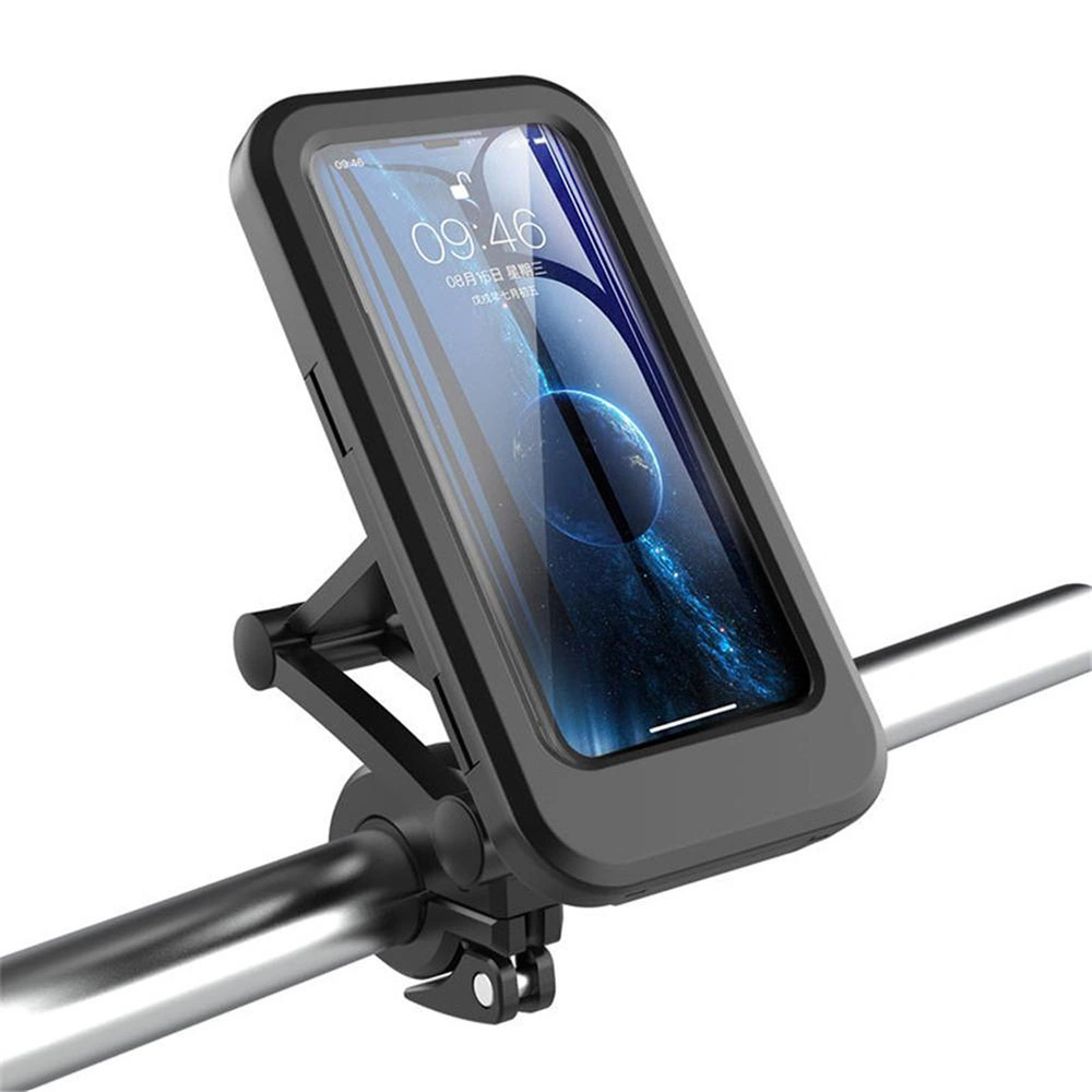 Adjustable Magnetic Suction Handlebar Mobile Phone Holder 360 Swivel Bicycle Motorcycle Waterproof Protection