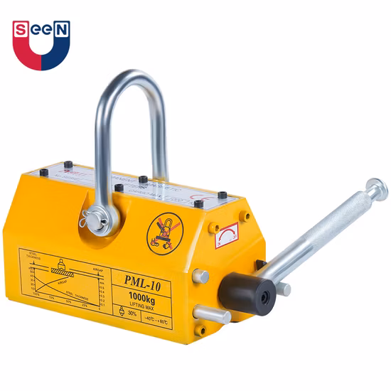 Hand Manual Operate Strong Permanent Pipe Magnetic Lifter for Thick Plate