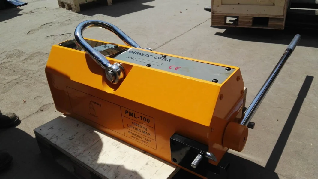 China Supplier 10 Ton Permanent Rare Earth Lifting Magnet Magnetic Lifter with 2.5 Times