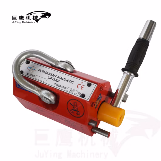 400kg Manual Magnetic Hoist for Lifting Steel Plate