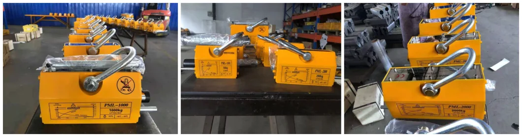 Hand Manual Operate Strong Permanent Pipe Magnetic Lifter for Thick Plate