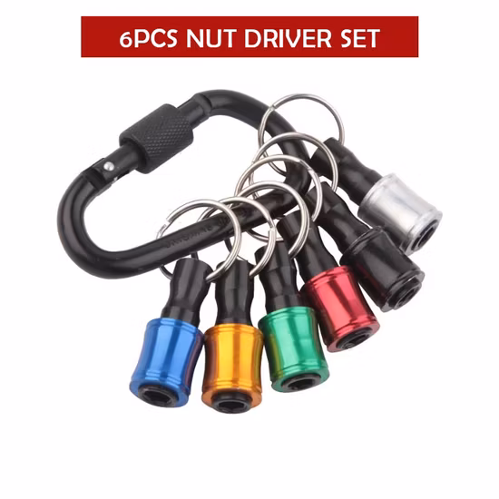 Hex Shank Portable Adjustable Magnetic Quick Release Screwdriver Extension Bit Holder for Insert Bits