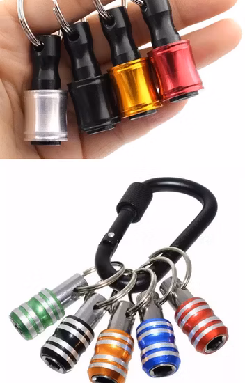 Hex Shank Portable Adjustable Magnetic Quick Release Screwdriver Extension Bit Holder for Insert Bits