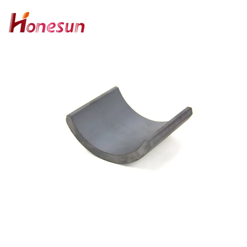 Strong Hard Barium Strontium Tile Arc Segment Pump Speaker Motor Ferrite Ceramic Magnet