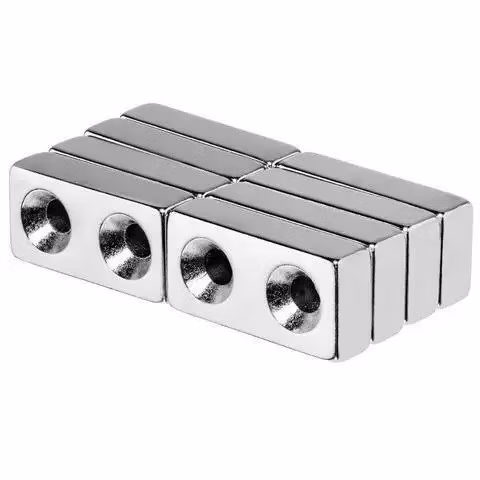 Strong rare earth permanent sintered NdFeB magnet block magnet for industry and motors